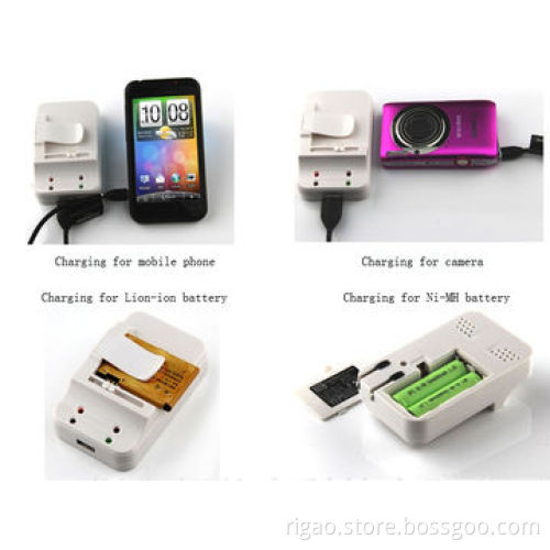 Practical lithium battery charger with USB port